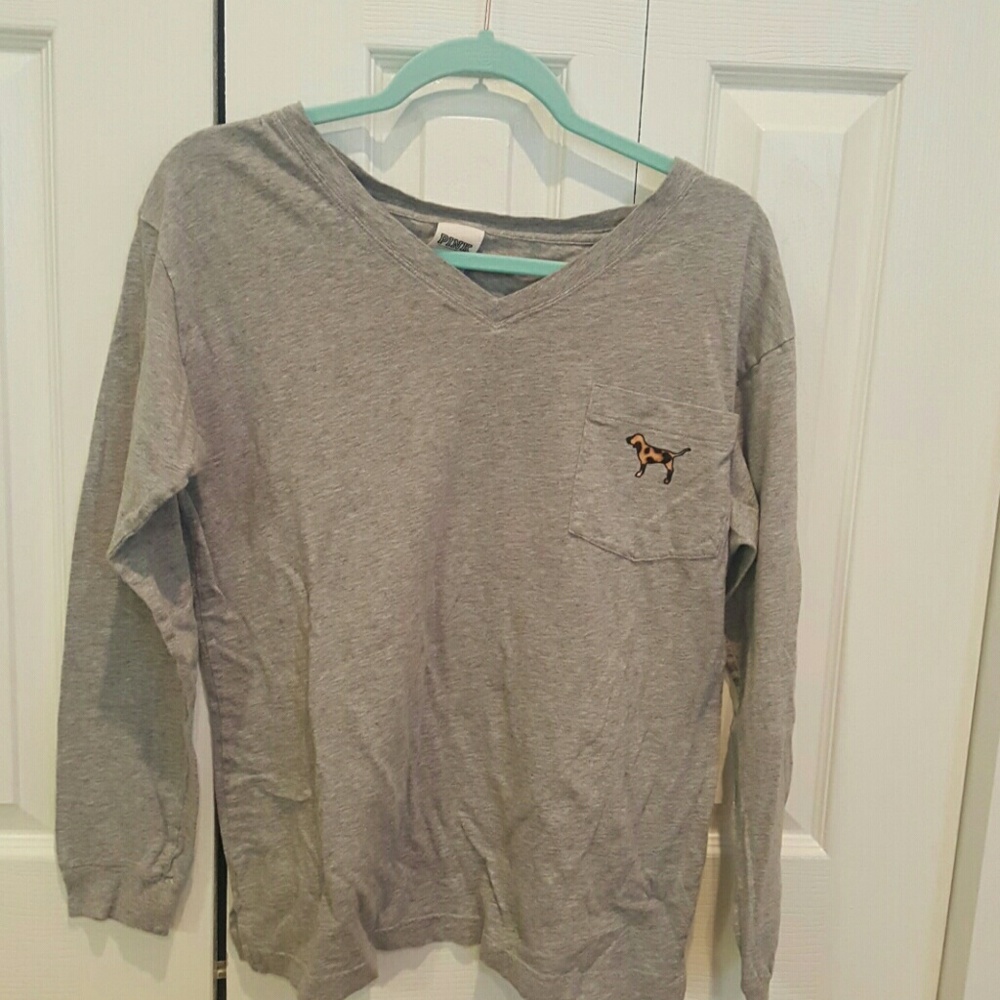 Pink Shirt w/ Leopard print!